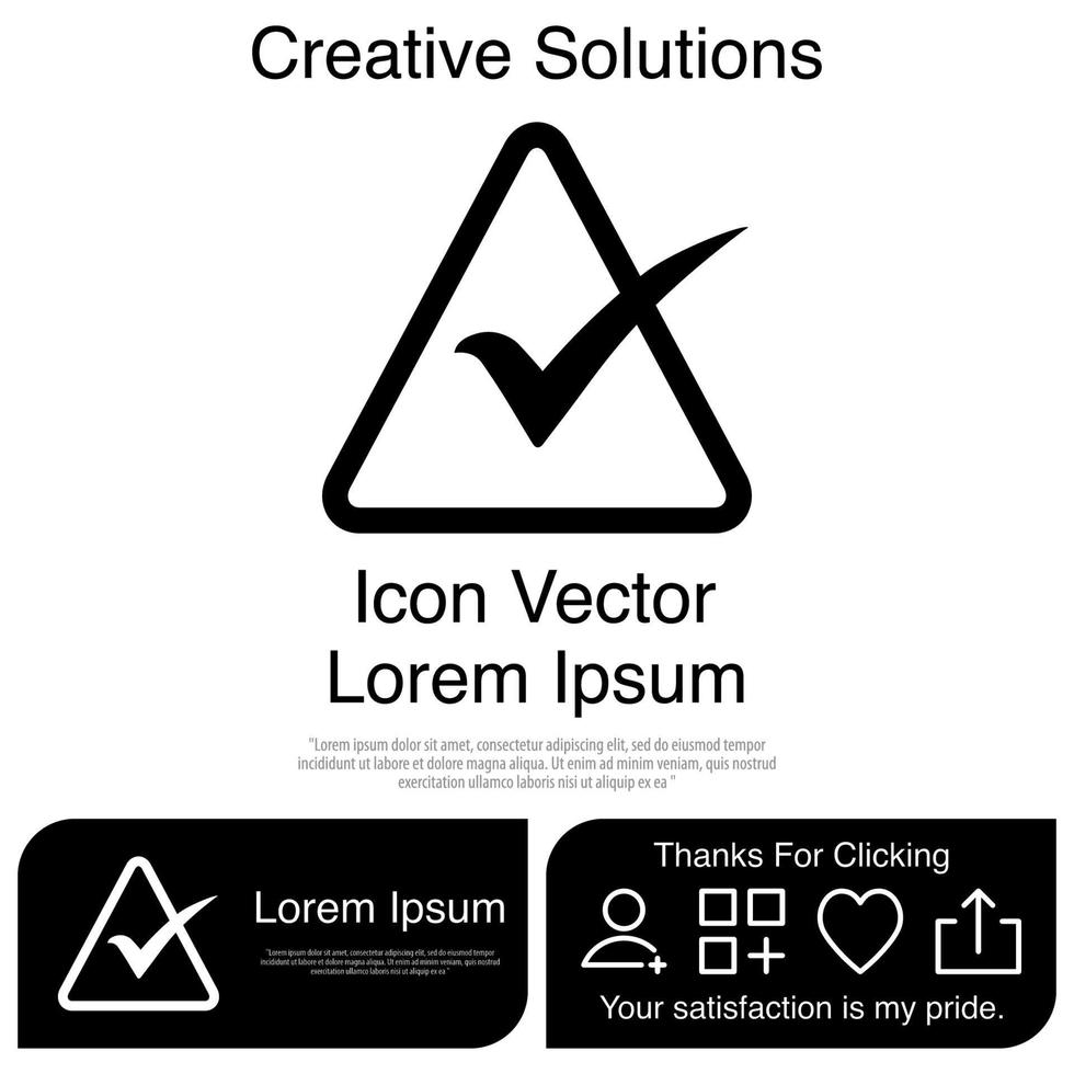 Tick icon Vector EPS 10