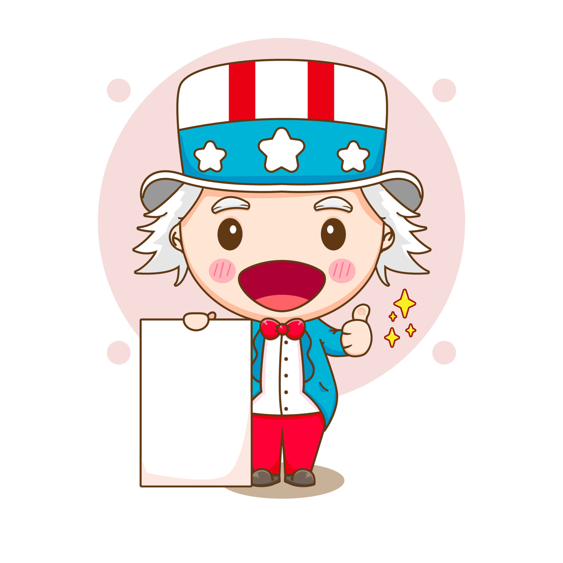 uncle sam cartoon hat