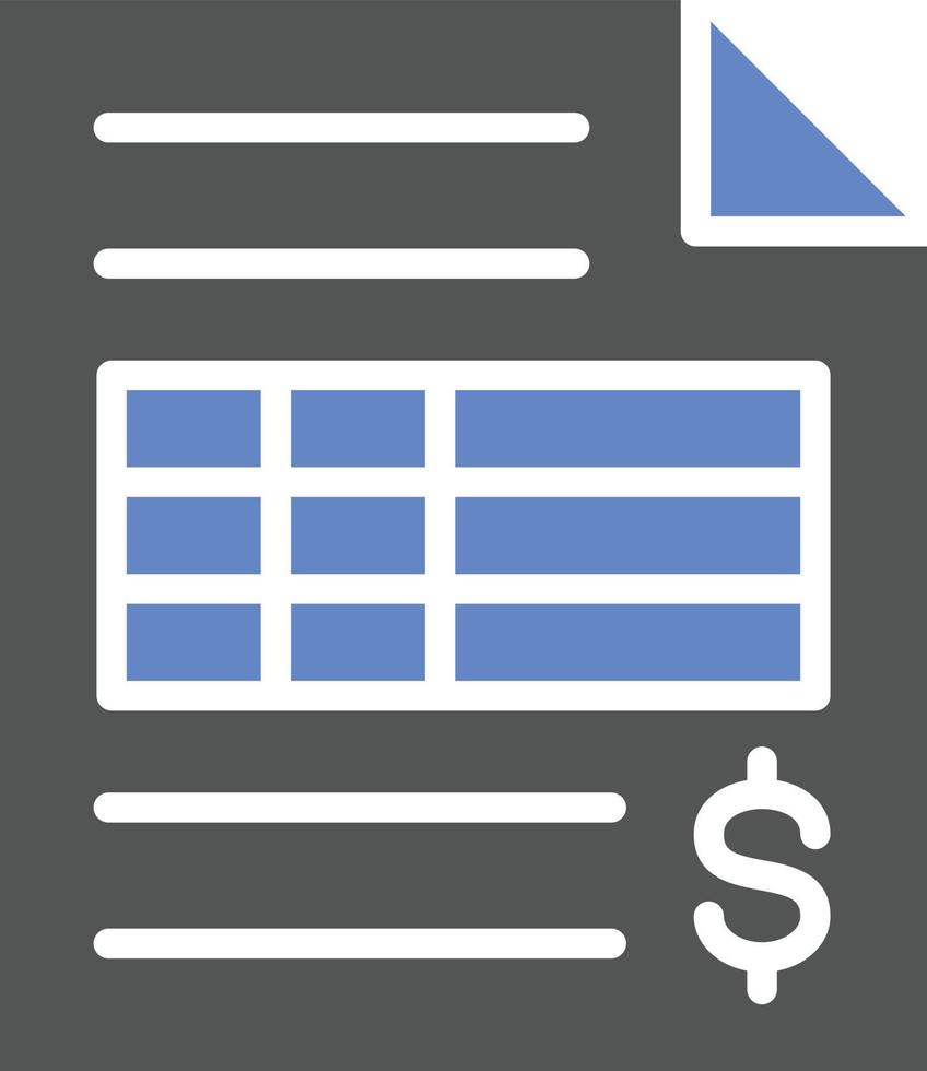 Invoice Icon Style vector