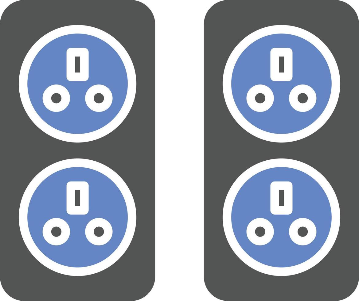 Wall Socket Icon Style vector