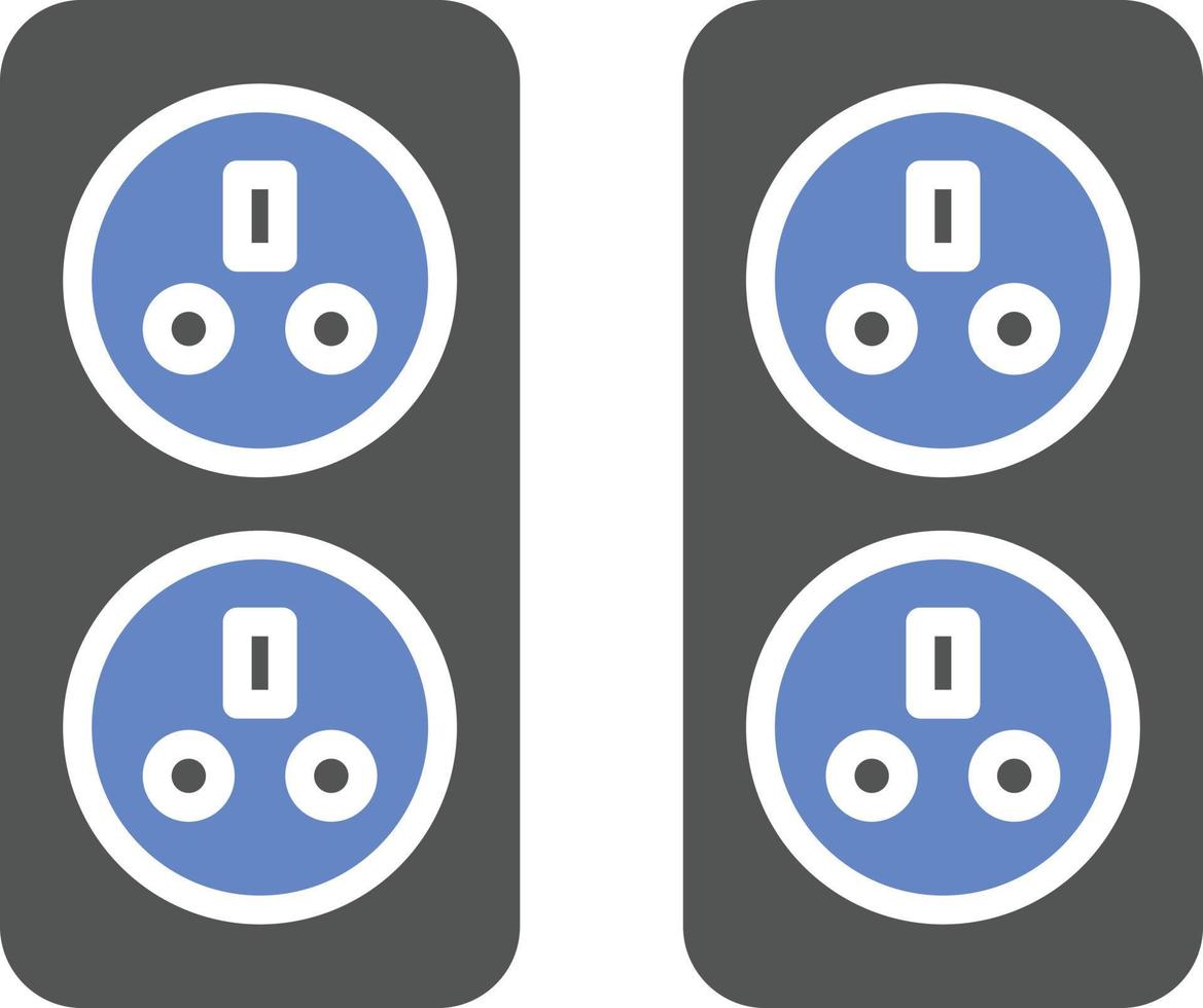 Wall Socket Icon Style vector