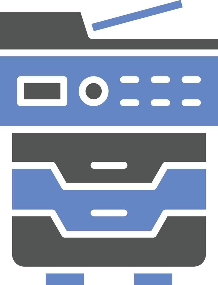 Copy Machine Icon Style vector