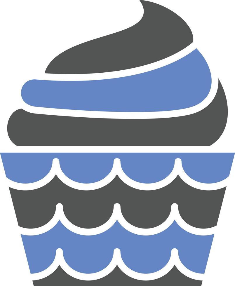 Cupcake Icon Style vector
