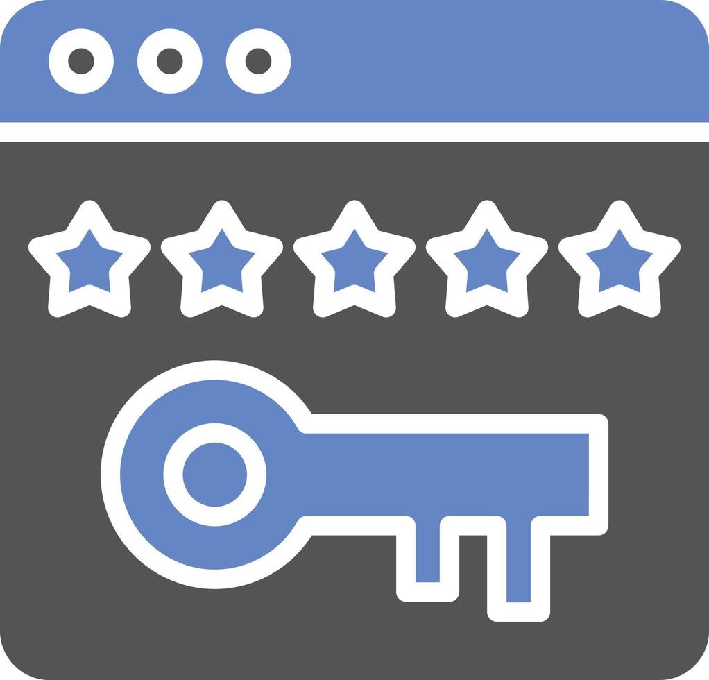 Rank Keywords Icon Style vector