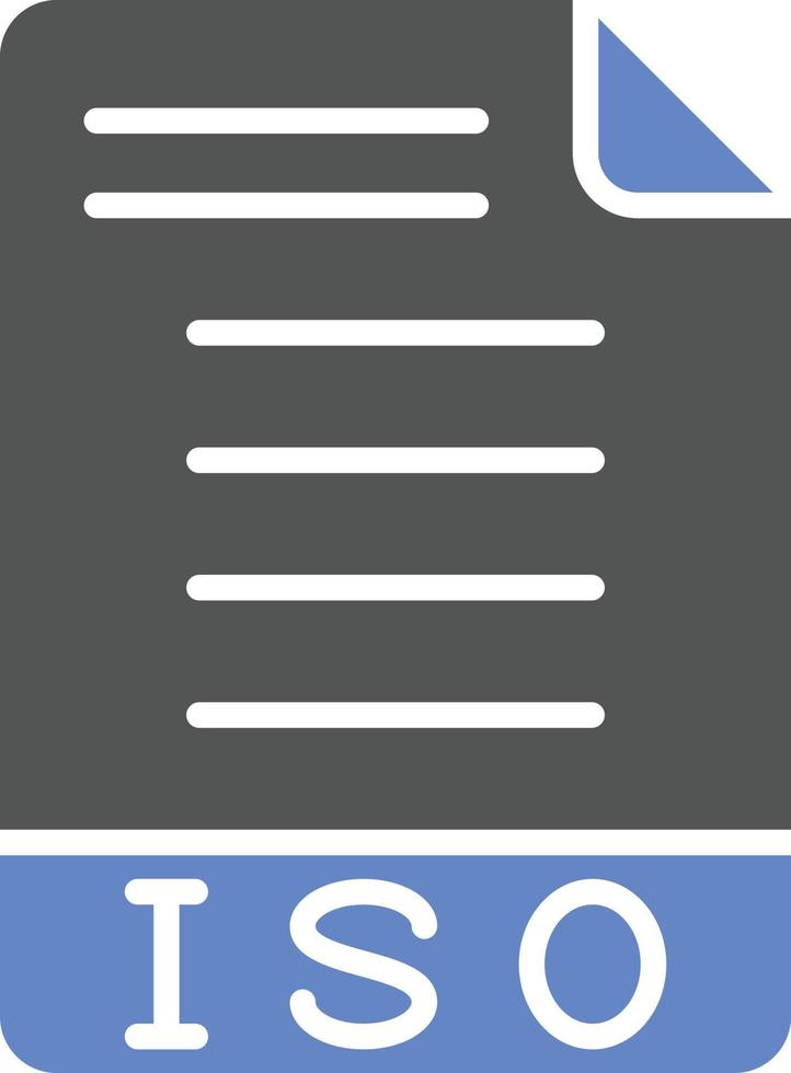 ISO Icon Style vector