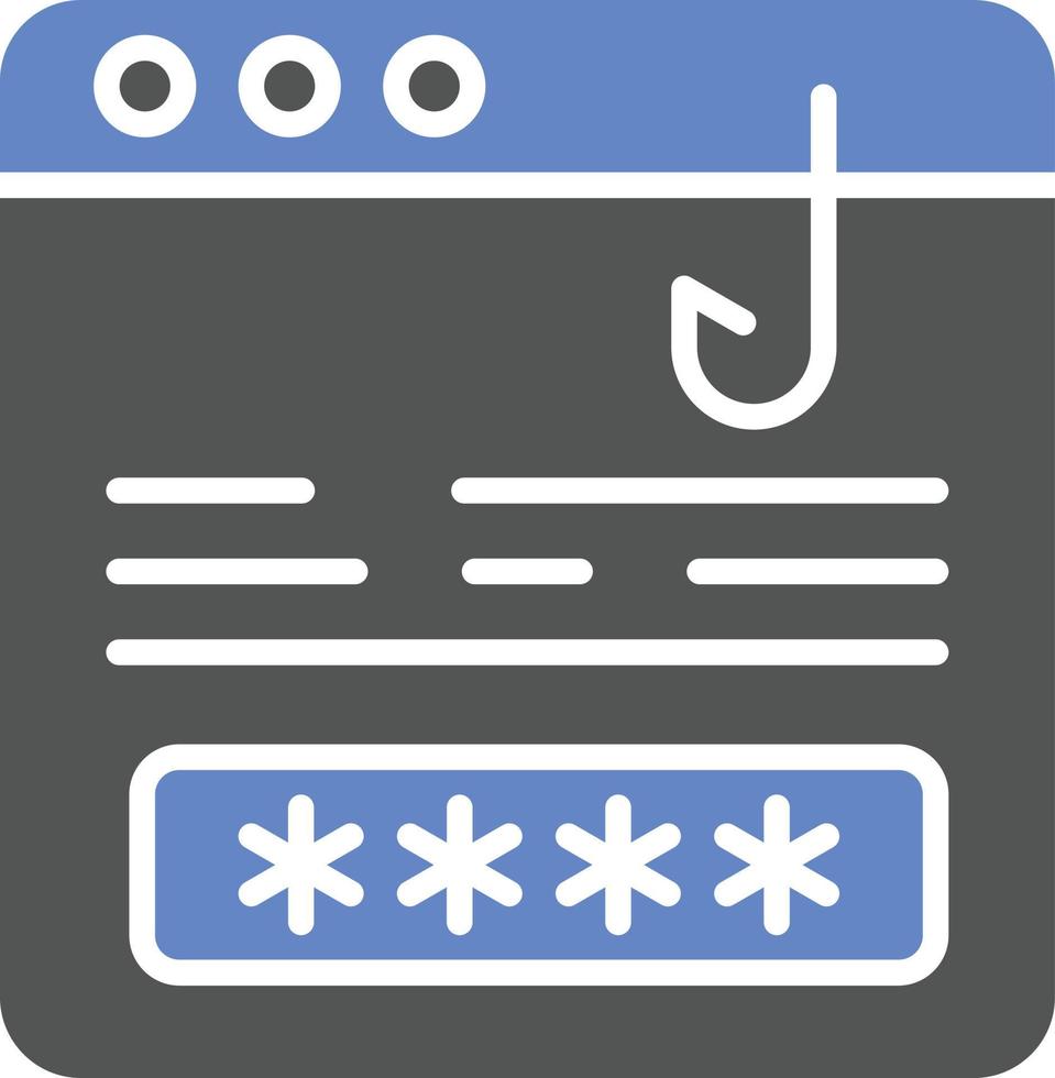 Phishing Icon Style vector