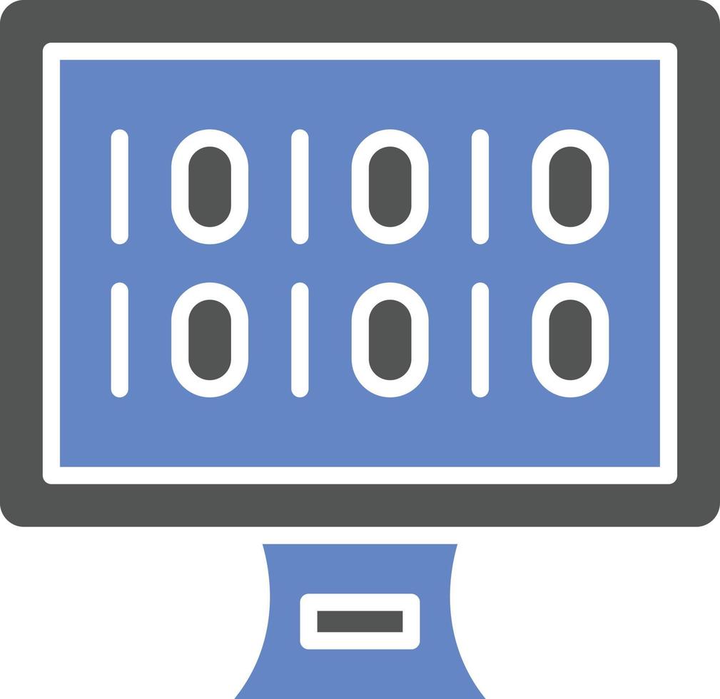 Binary Icon Style vector