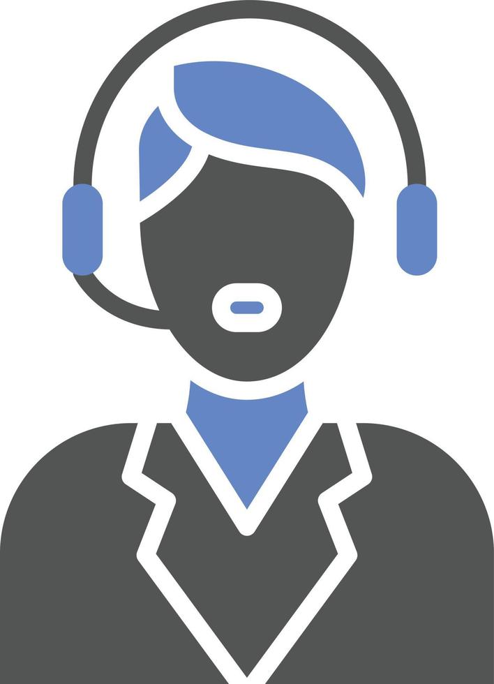 Agent Icon Style vector