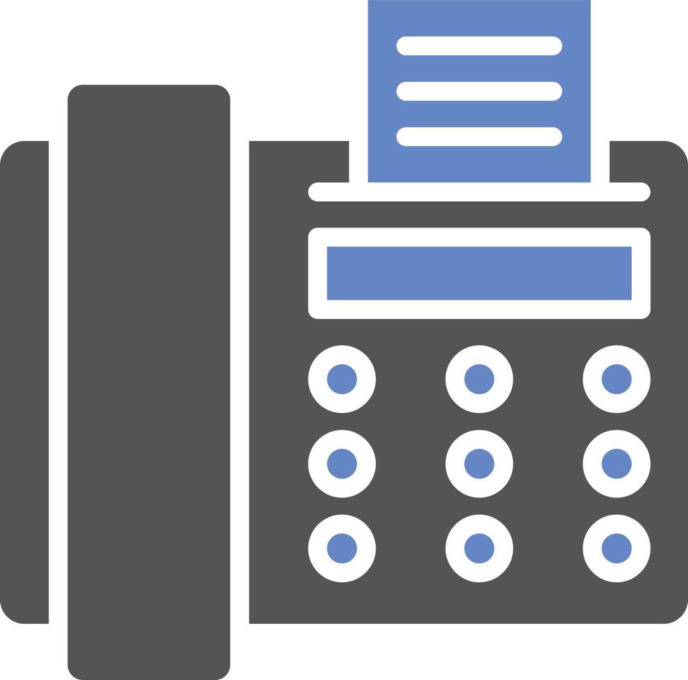 Fax Icon Style vector