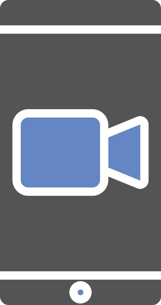 Video Call Icon Style vector