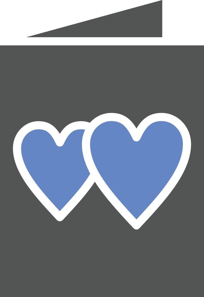 Wedding Card Icon Style vector