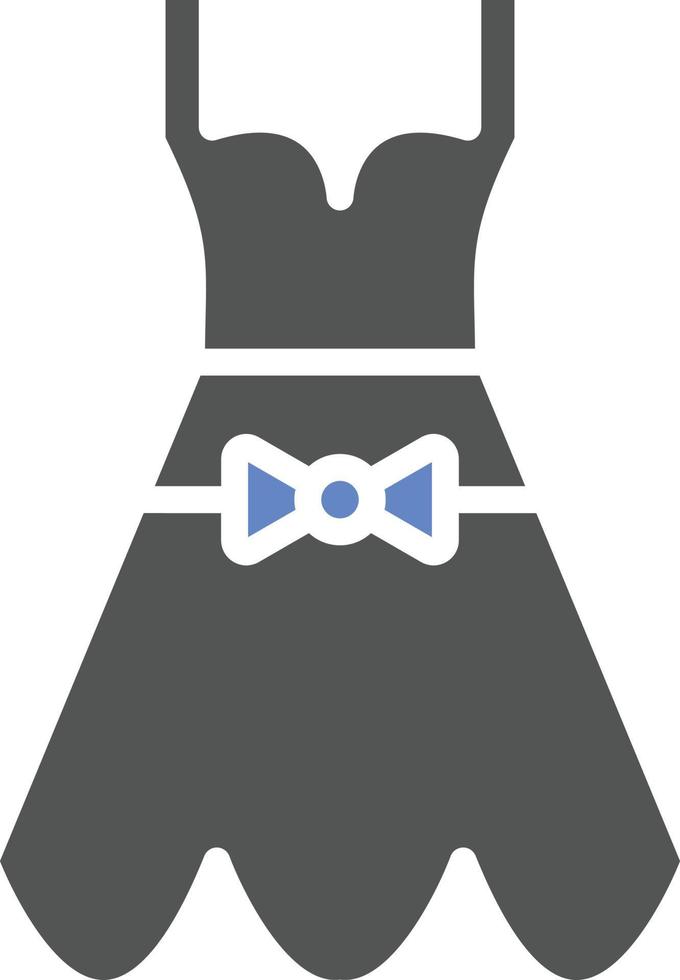 Wedding Female Dress Icon Style vector