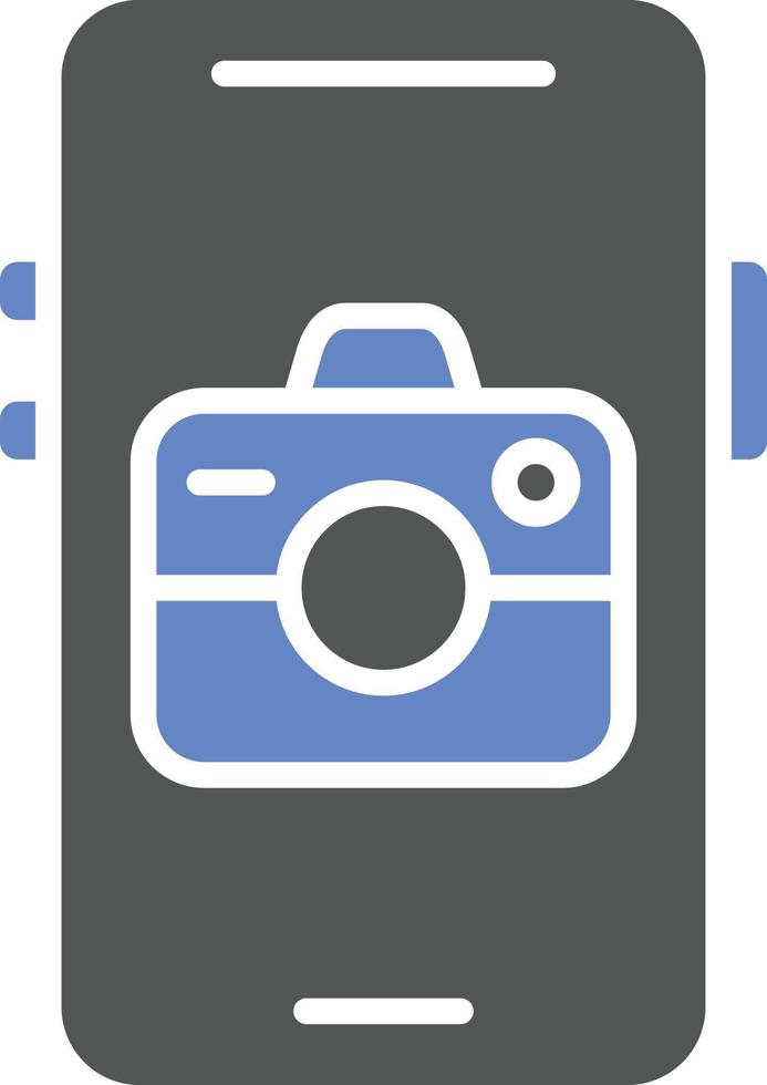 Mobile Camera Icon Style vector