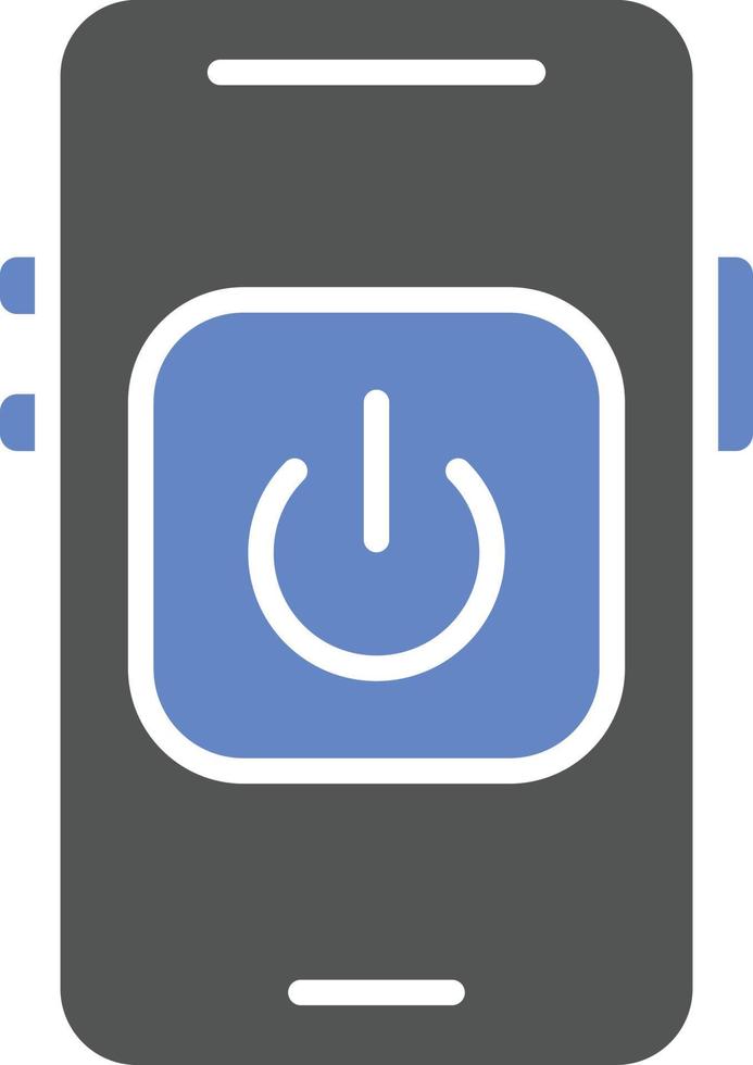 Mobile Power Icon Style vector