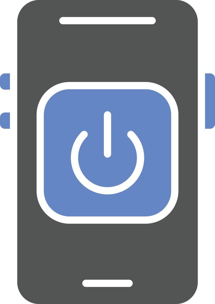 Mobile Power Icon Style vector