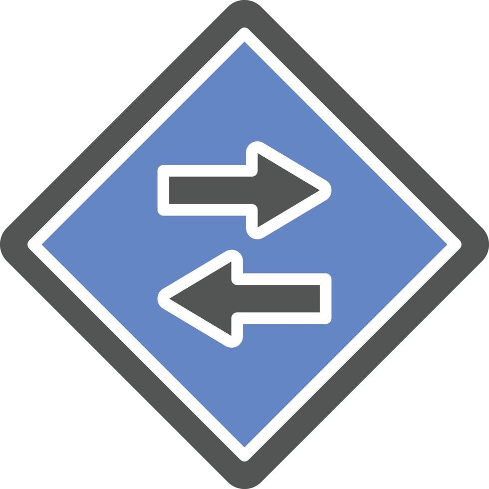 Two Way Icon Style vector