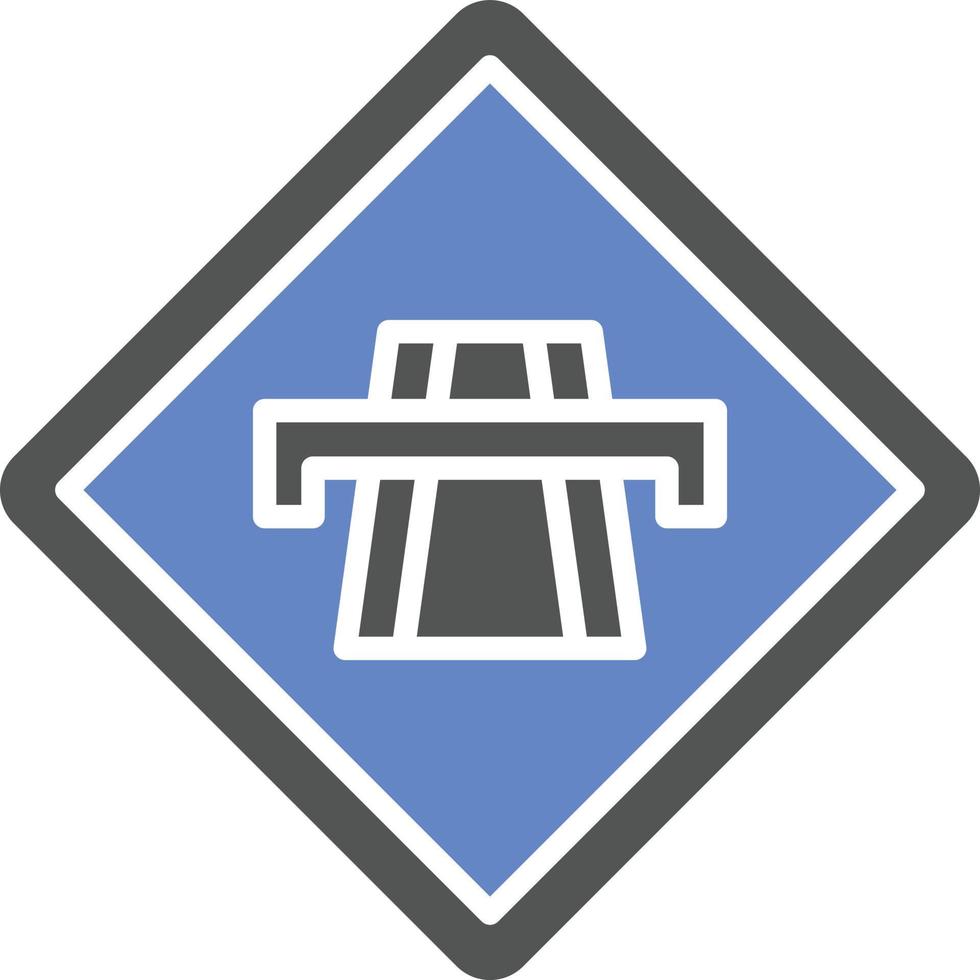 Motorway Icon Style vector