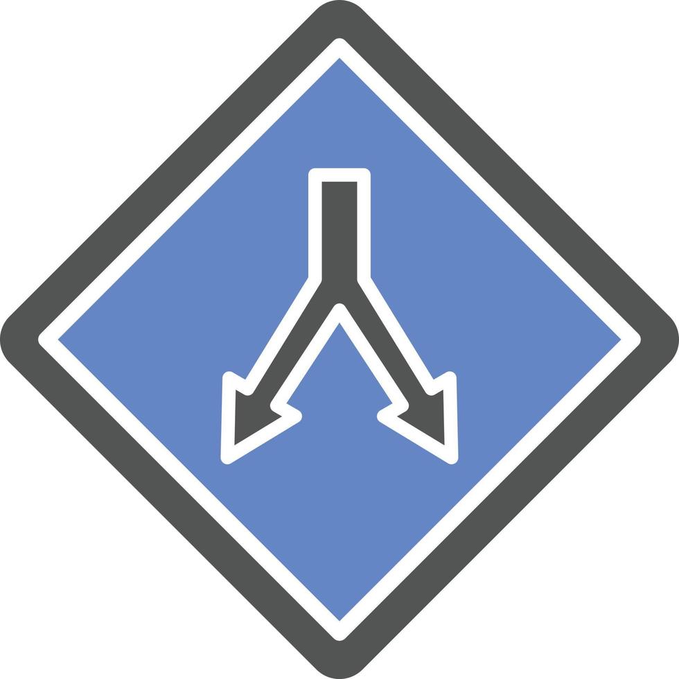 Intersection Icon Style vector