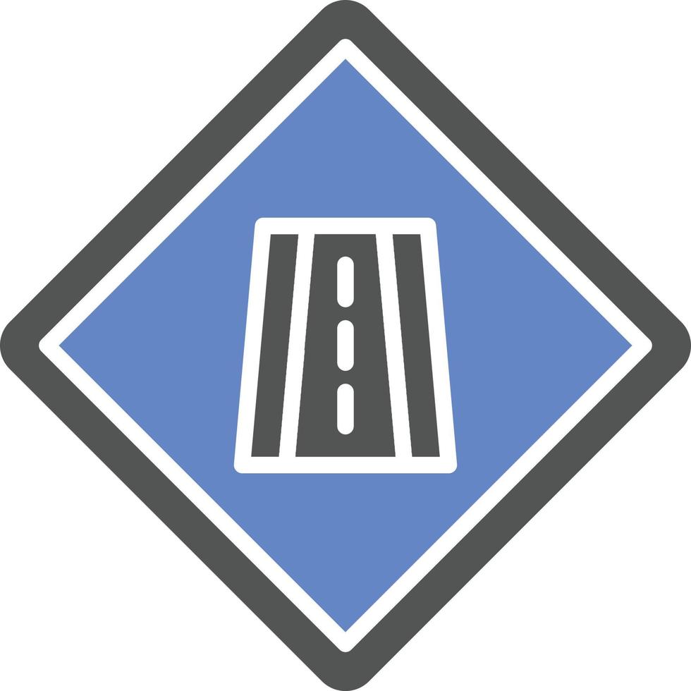 Lane Icon Style vector