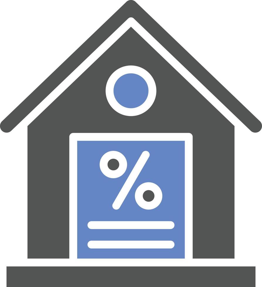 Mortgage Loan Icon Style vector
