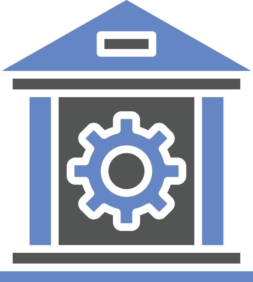 Banking System Icon Style vector