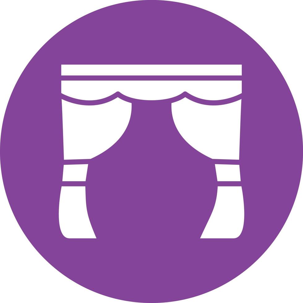 Curtains Icon Style vector