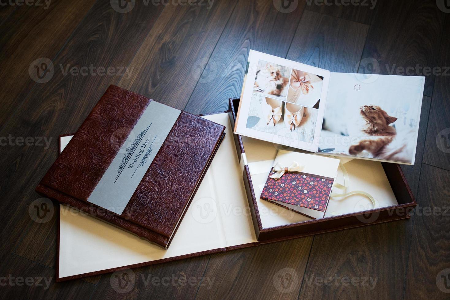 natural leather classic wedding photobook and album photo