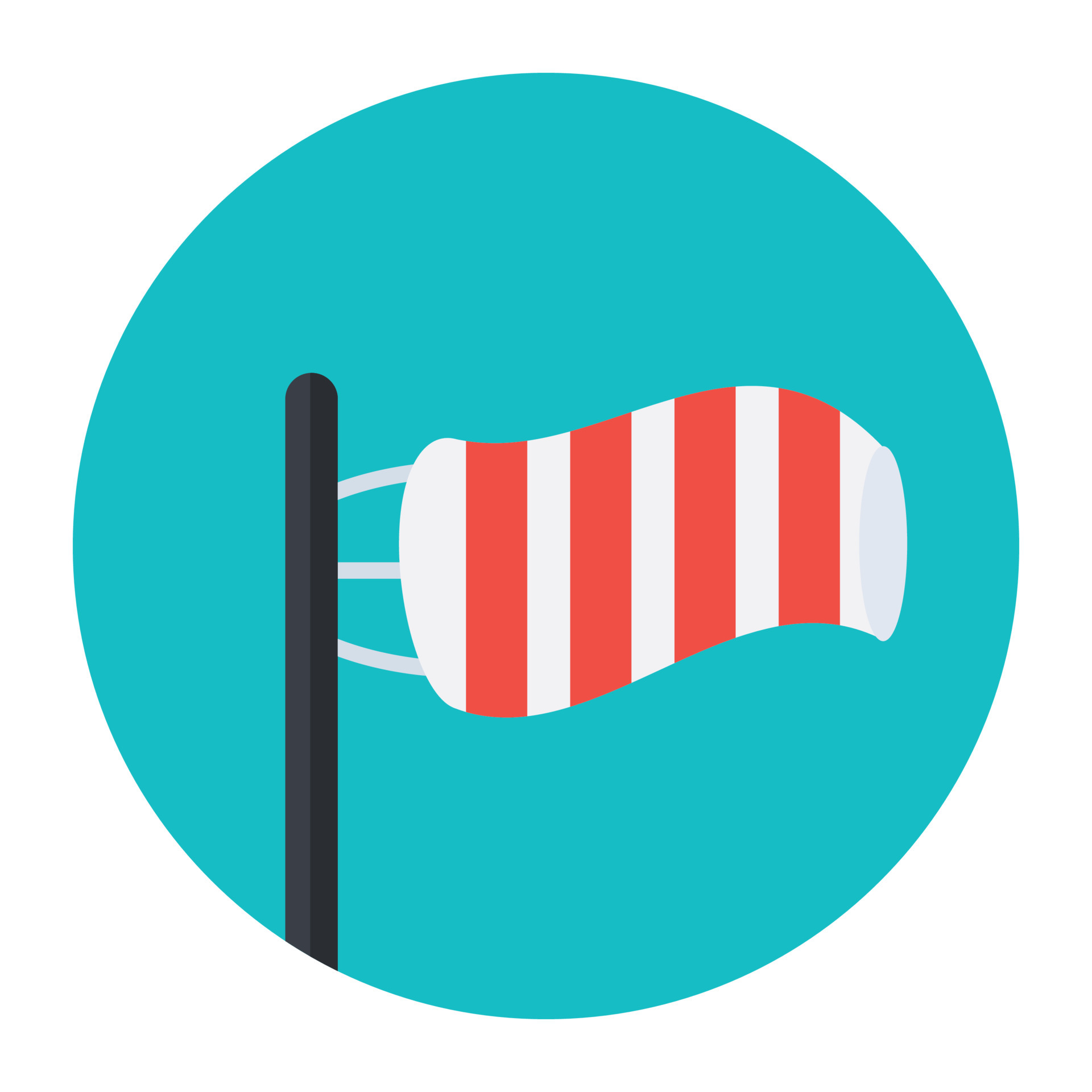 A wind direction indicator instrument, anemometers icon 6746818 Vector