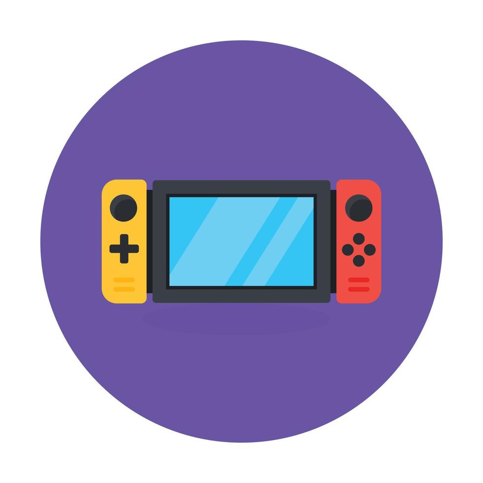 A video game vector style, flat rounded icon