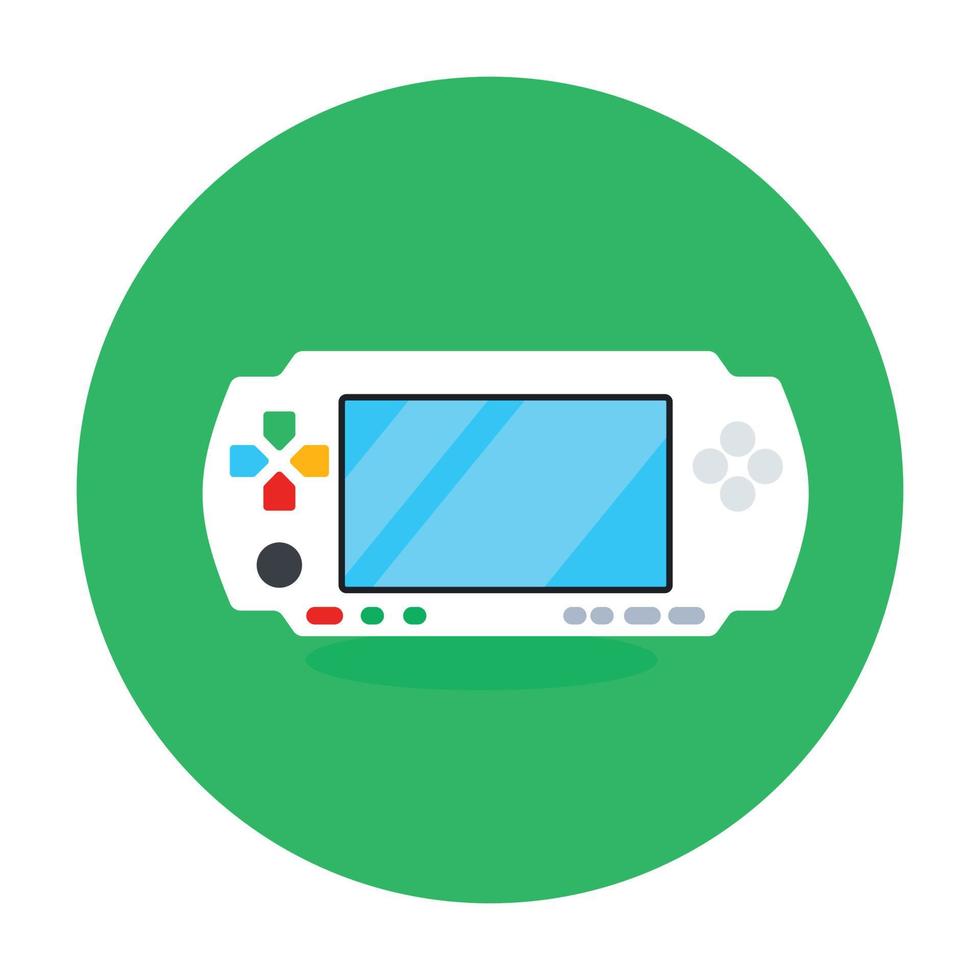 A video game vector style, flat rounded icon