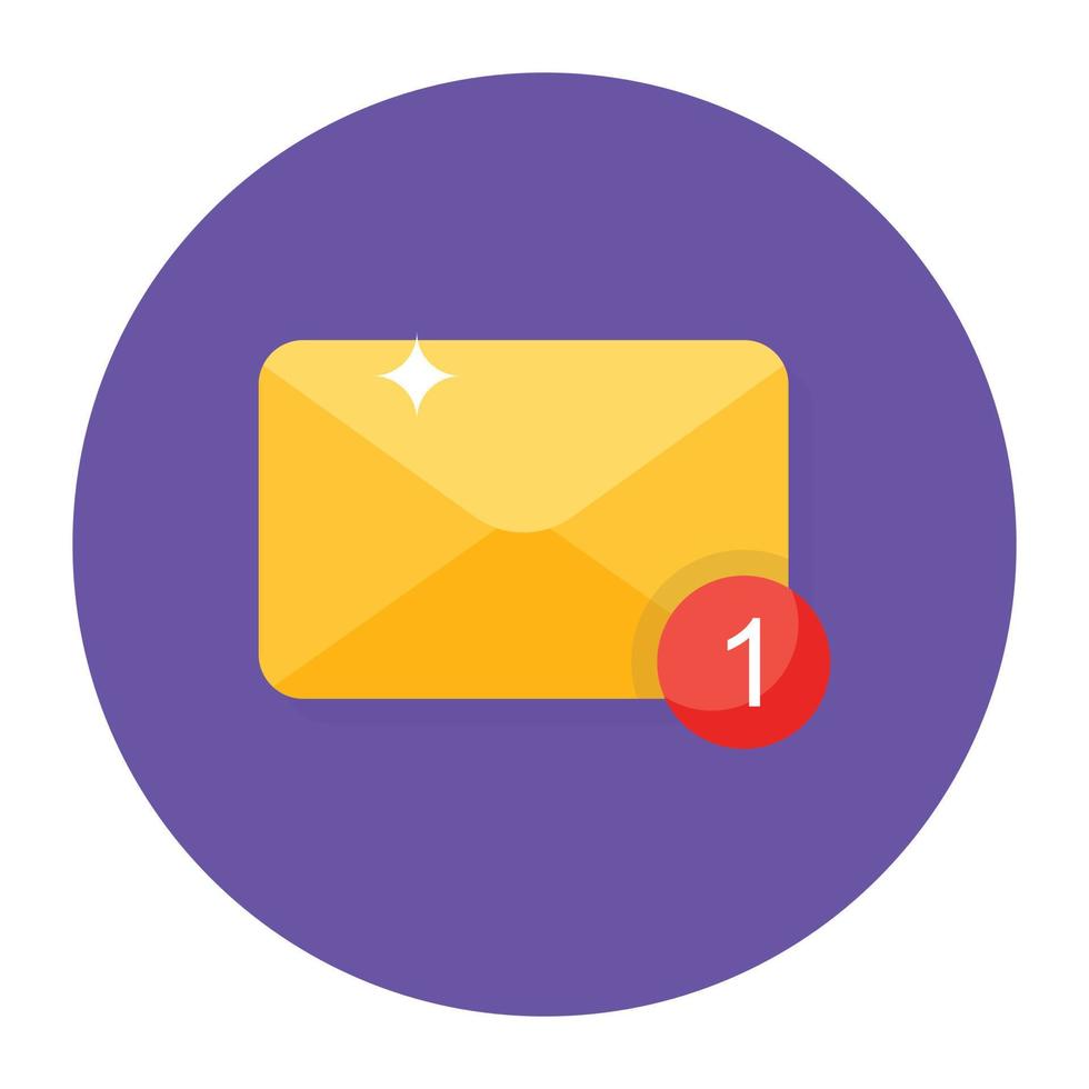 Design of mail, communication concept icon vector