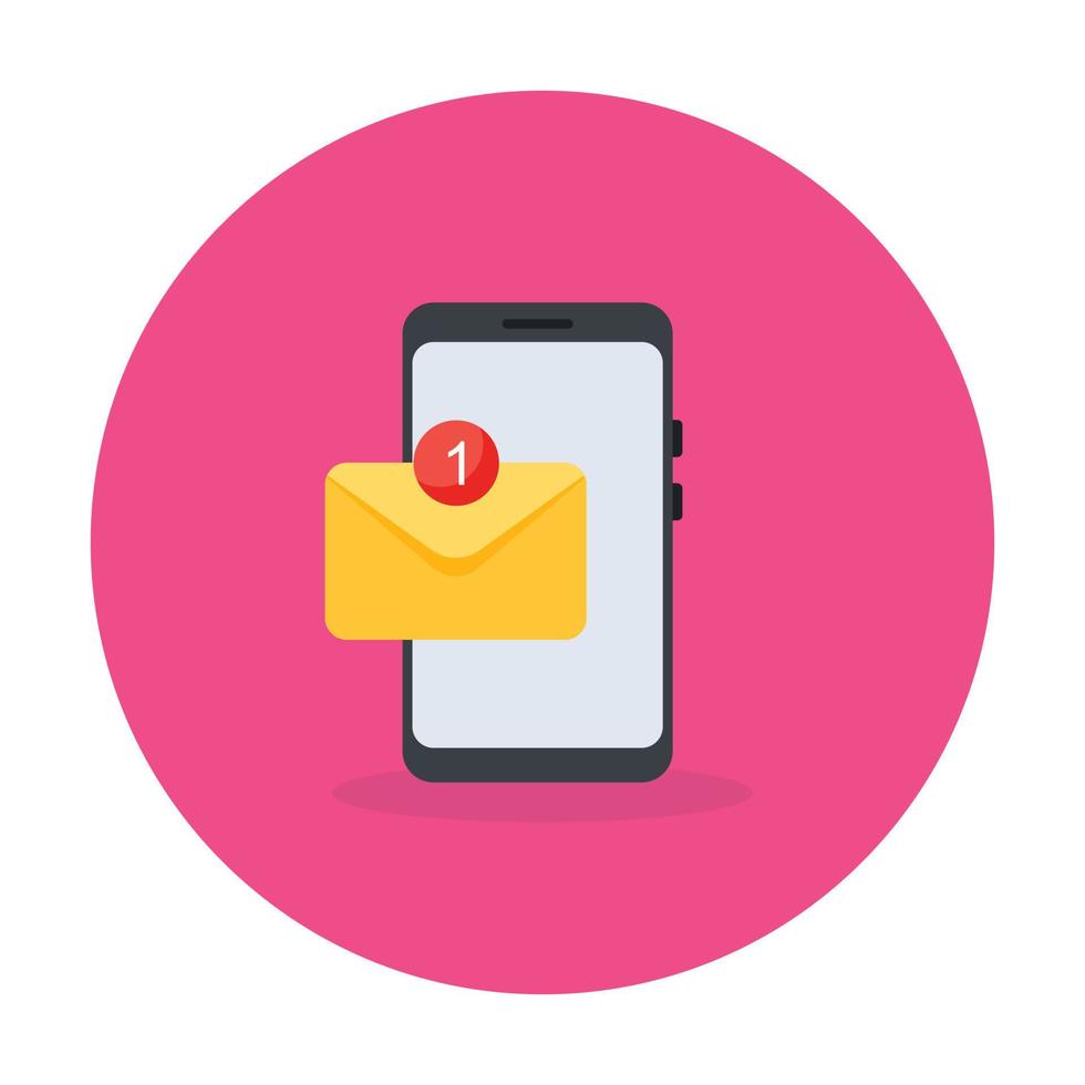 Design of mail, communication concept icon vector