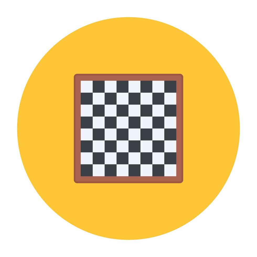 Chess game vector, flat rounded icon vector