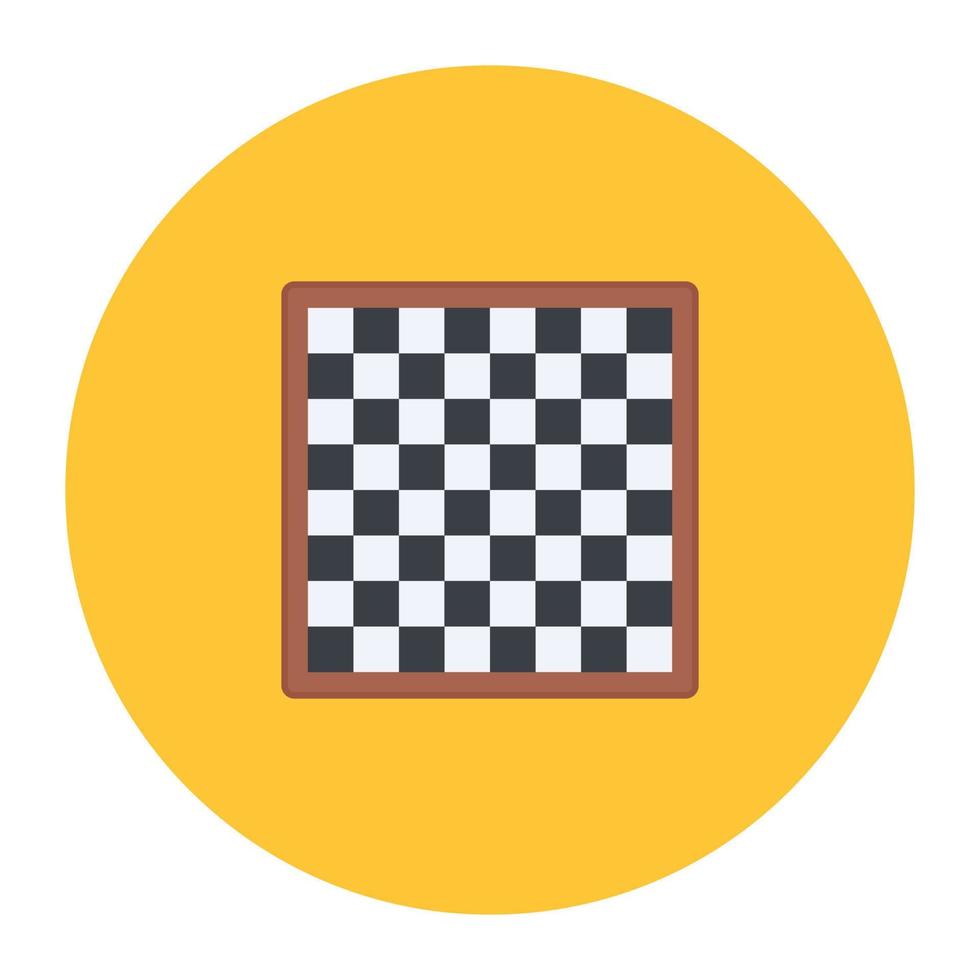 Chess game vector, flat rounded icon vector