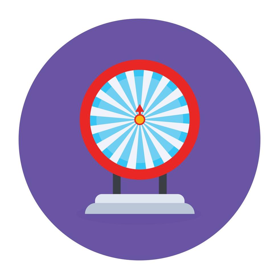 Spin wheel icon style, fortune wheel vector