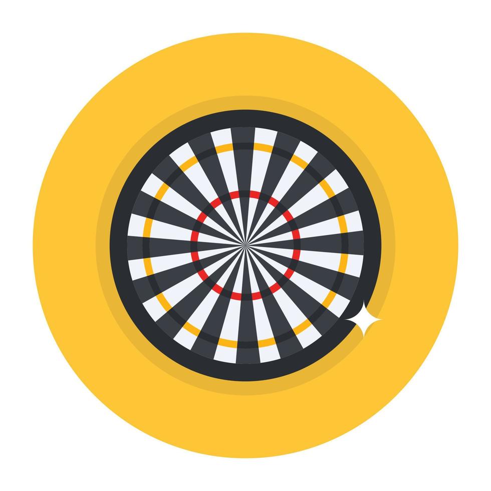 Archery game in flat rounded style vector