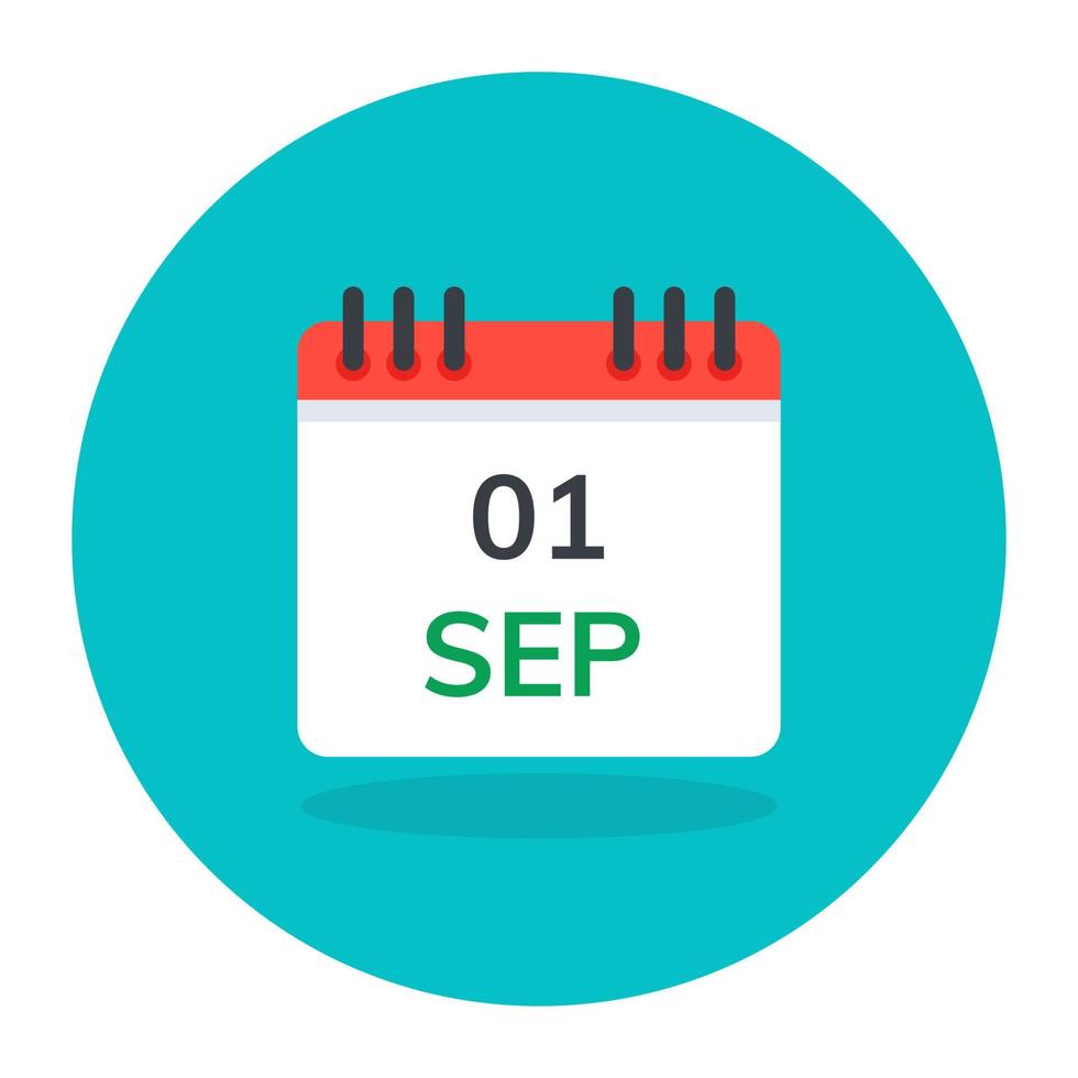 Trendy editable icon of date vector