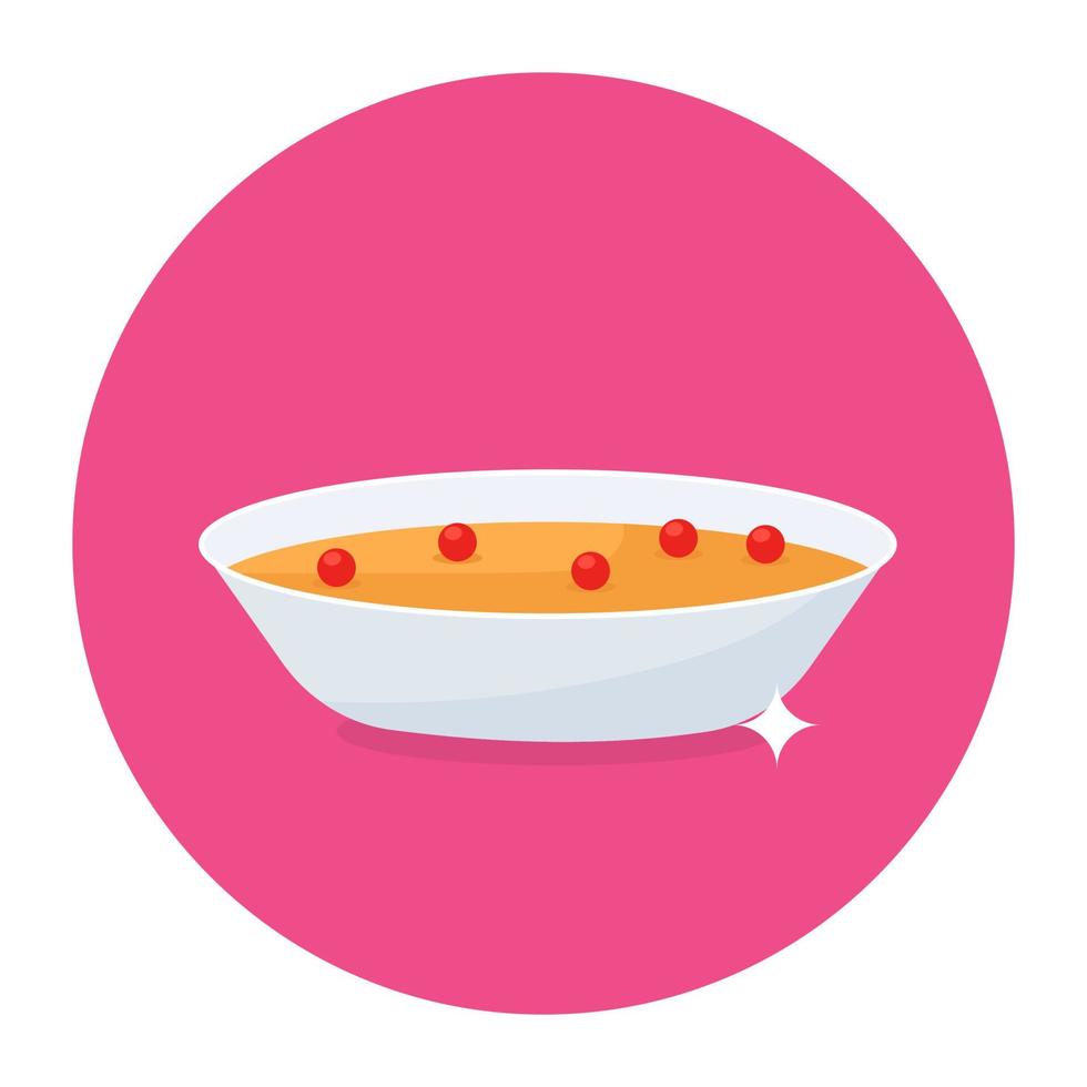 Apple pie vector style, sweet baked apple dish