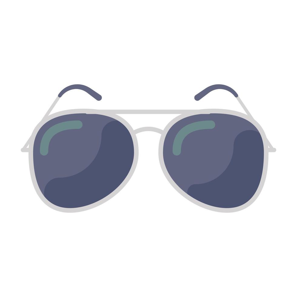 Icon of protective eyewear, glasses vector in flat style