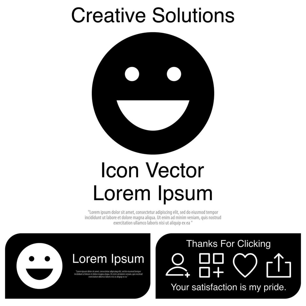 Emoticon Icon Vector EPS 10