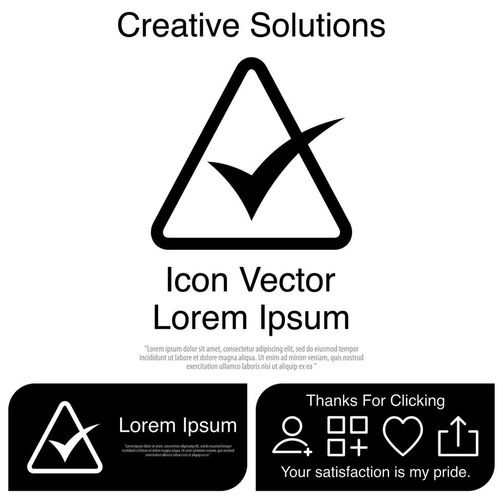 Tick icon Vector EPS 10