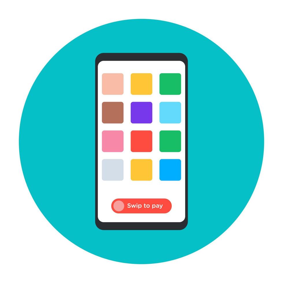 Style of mobile interface vector, editable icon vector