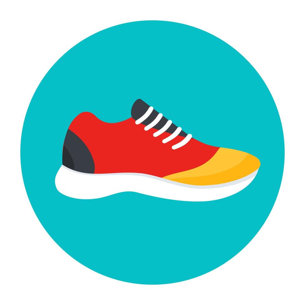 Comfortable sports shoe, running shoe vector