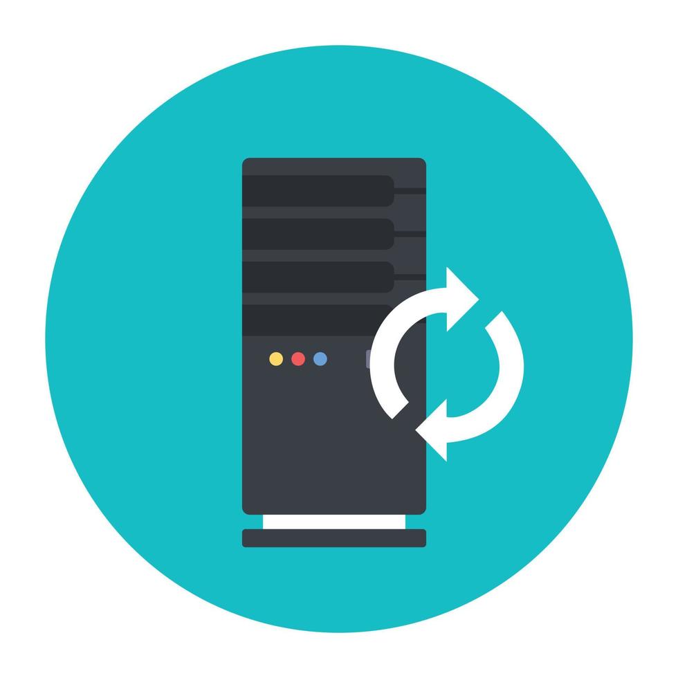 Dataserver sync icon, editable vector 6748147 Vector Art at Vecteezy