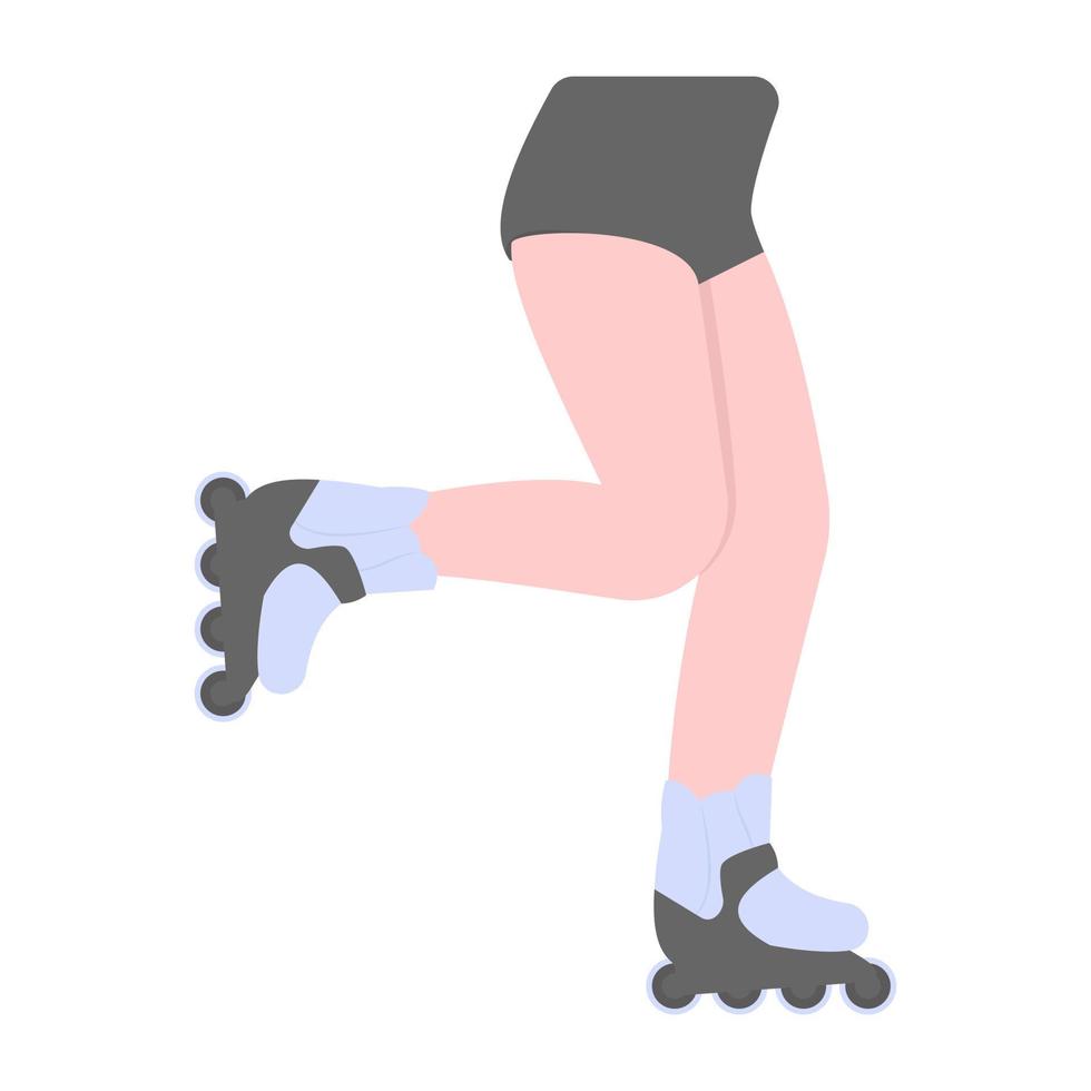 Male legs in flat trendy vector, showing humans body part vector