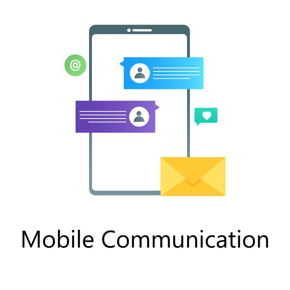 Online chat room, gradient vector of mobile communication