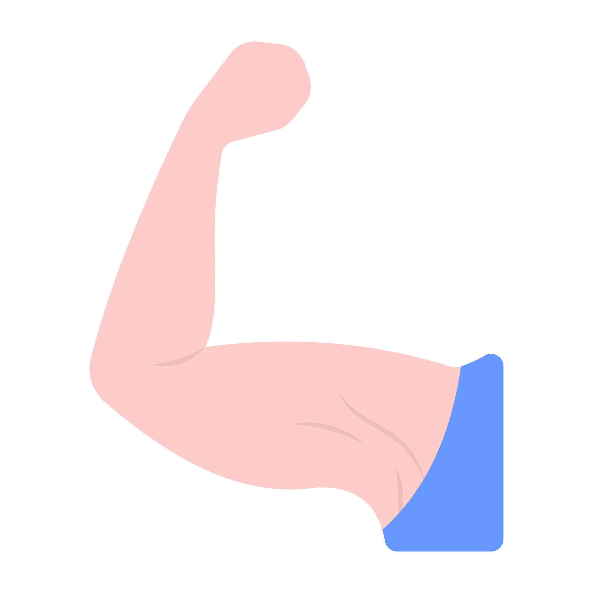 Flexing arm flat vector showing bodybuilder bicep 6748556 Vector Art at