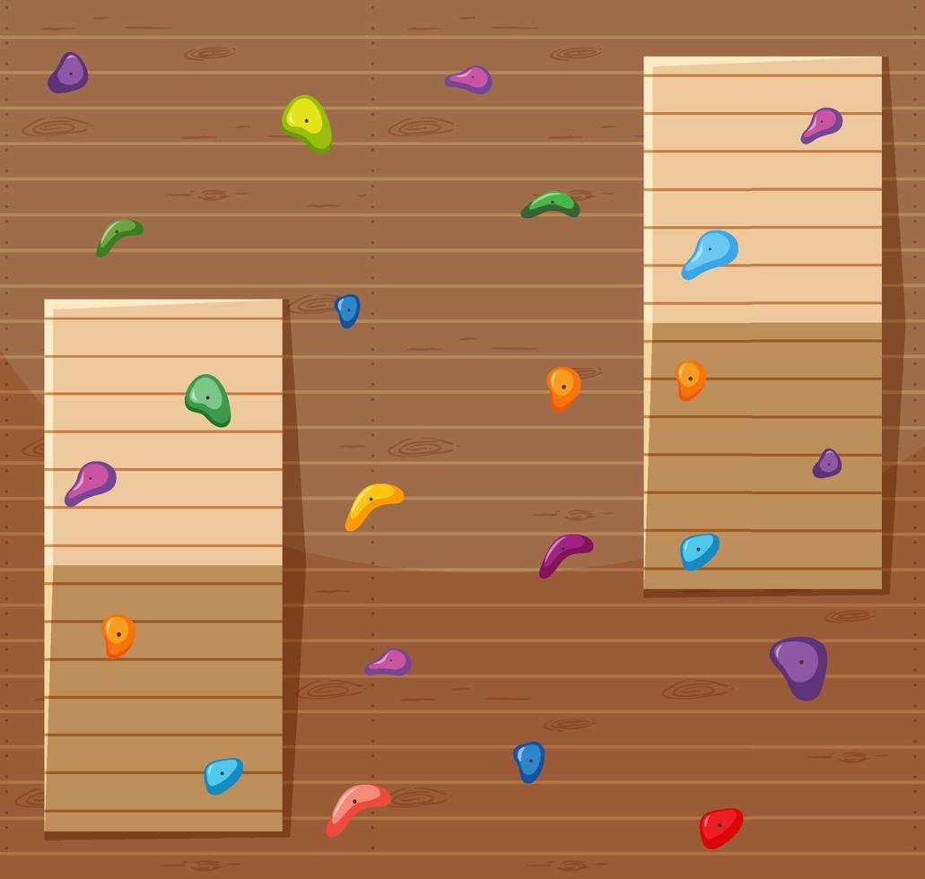 Indoor rock climbing wall background vector