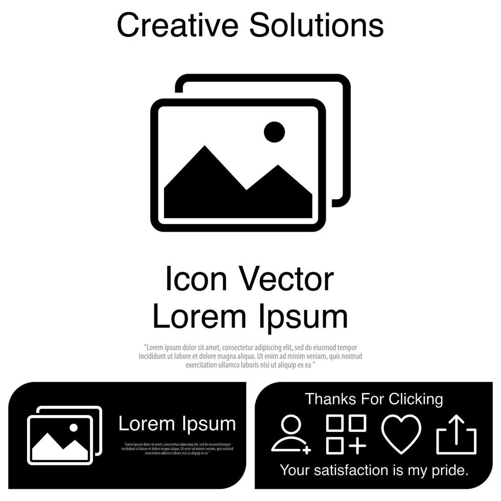 Picture Image Icon Vector EPS 10