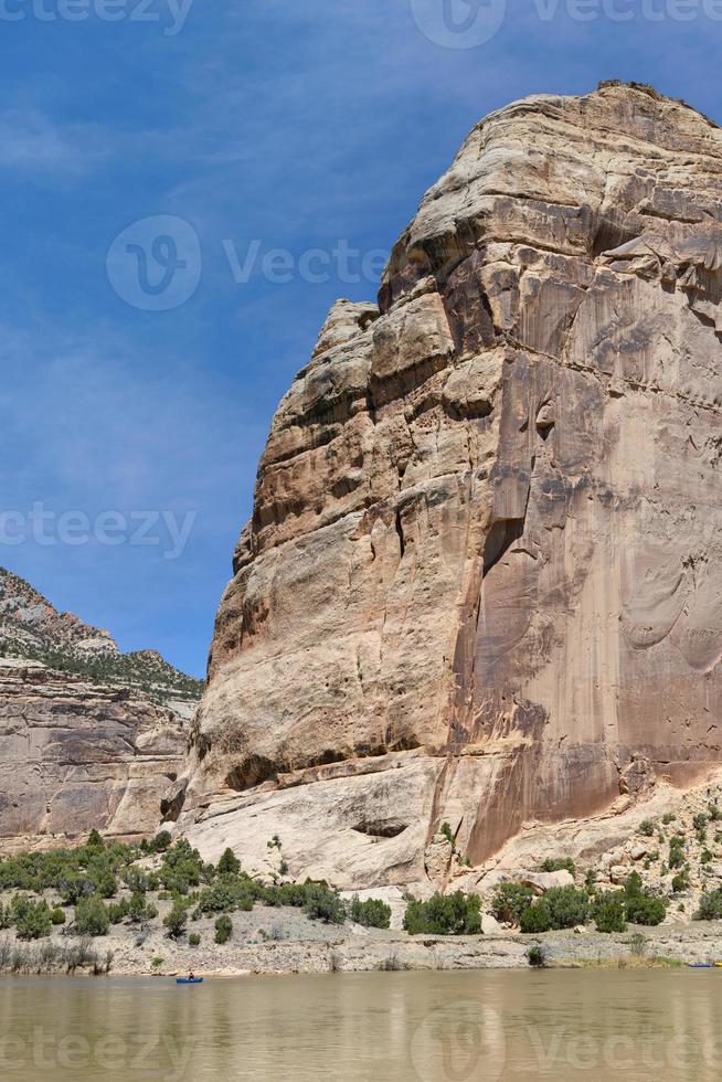 The Scenic Beauty of Colorado. Steamboat Rock on the Yampa River in Dinosaur National Monument photo